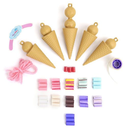 DIY Ice Cream Cone Banner